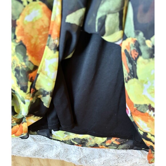 Lane Bryant Sleeveless Long Maxi Dress Womens Sz 14/16‎ Citrus Resort Vacation - Picture 8 of 10